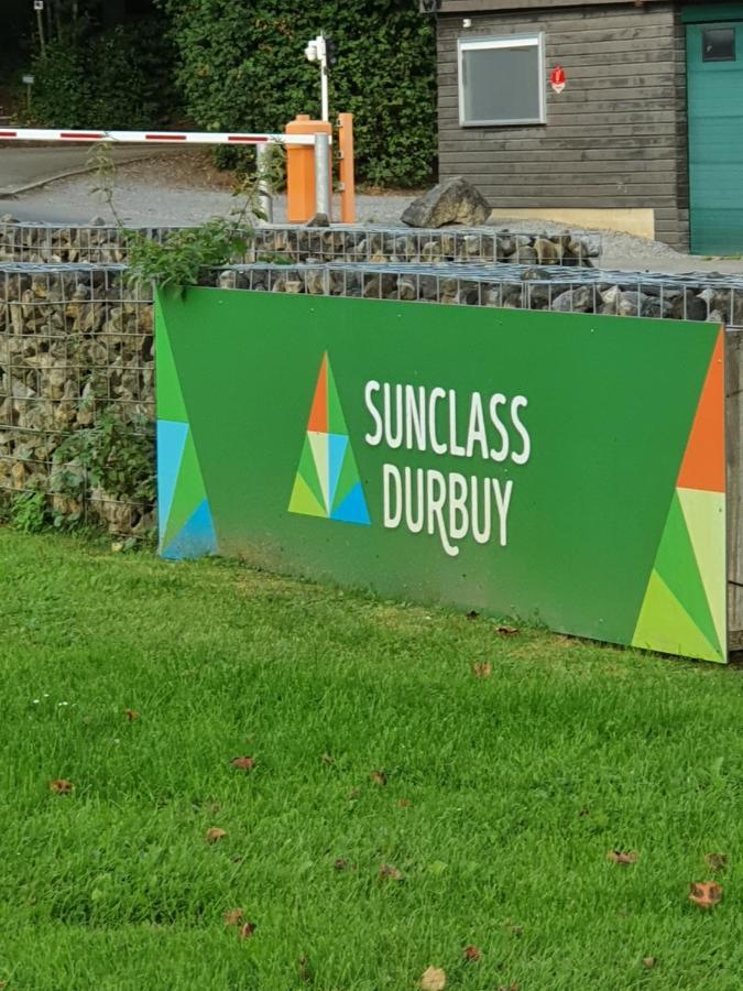 Boshuisje Durbuy Met Zwembad Op Het Park Kültér fotó
